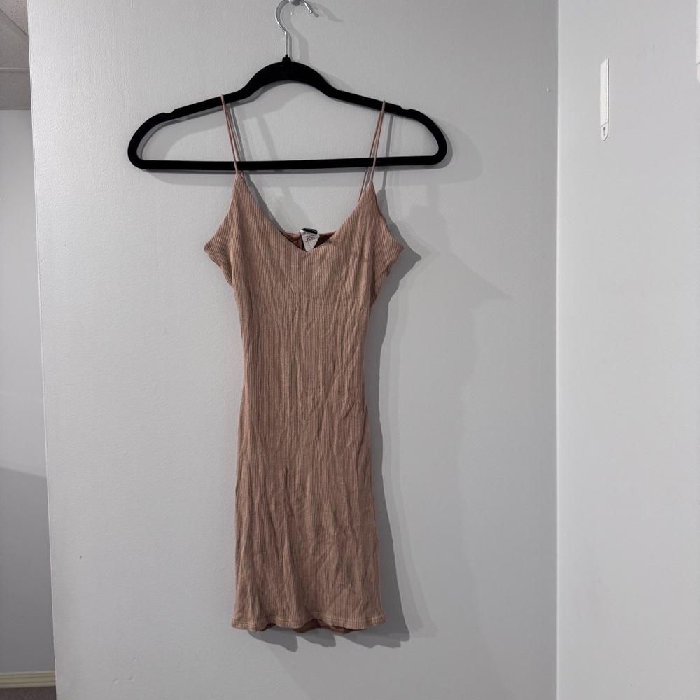 Windsor Tan Slip Dress